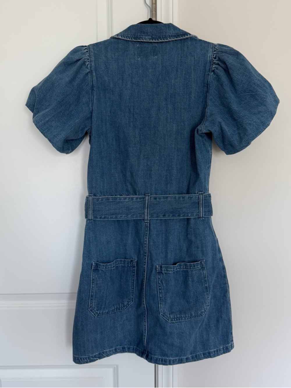 Show Me Your Mumu Oxford Mini Dress in Stormy Blue - Picture 3 of 7